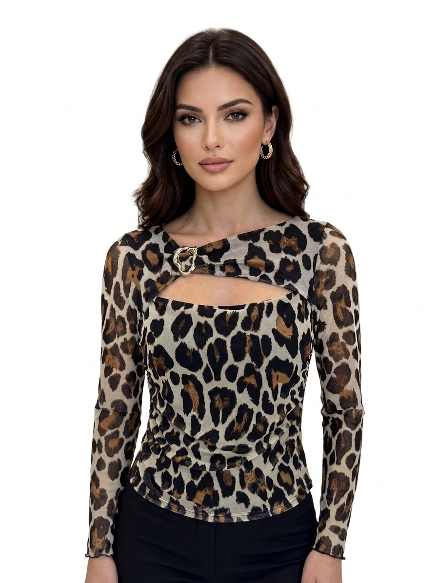 Chiffon Tiger Top 913