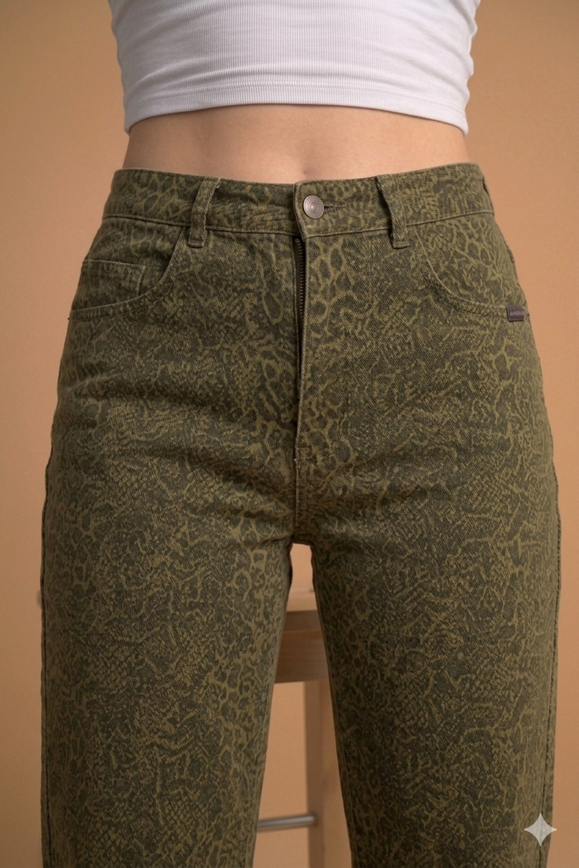 Printed Wide leg Pants 3998