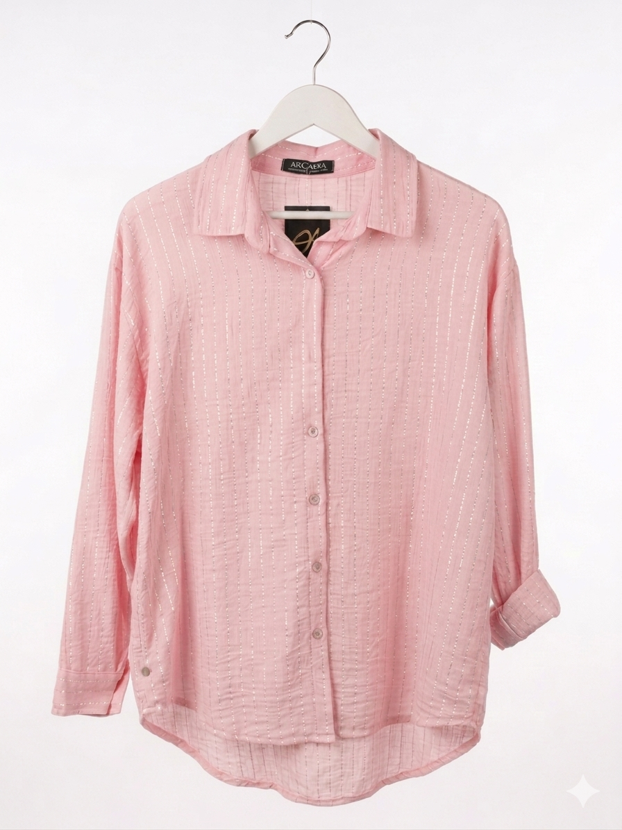 Glittery linen Chemise 1252