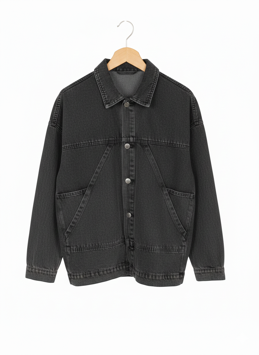 Black Denim Jacket 295