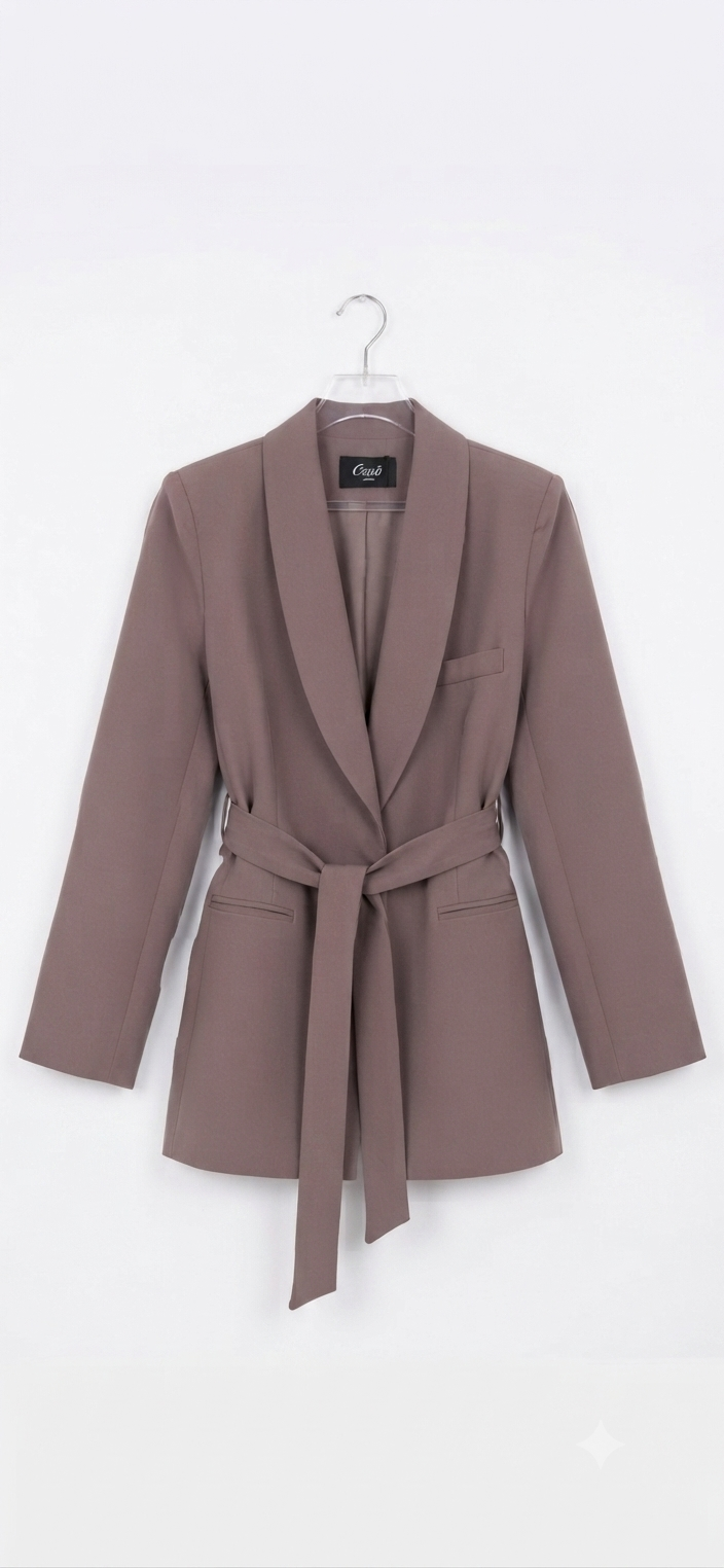 Belted Blazer 10045