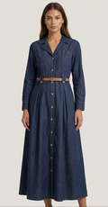 Denim long sleeves Dress 262