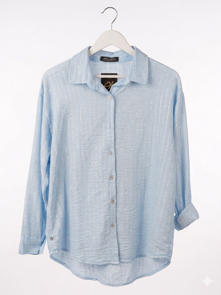 Glittery linen Chemise 1252