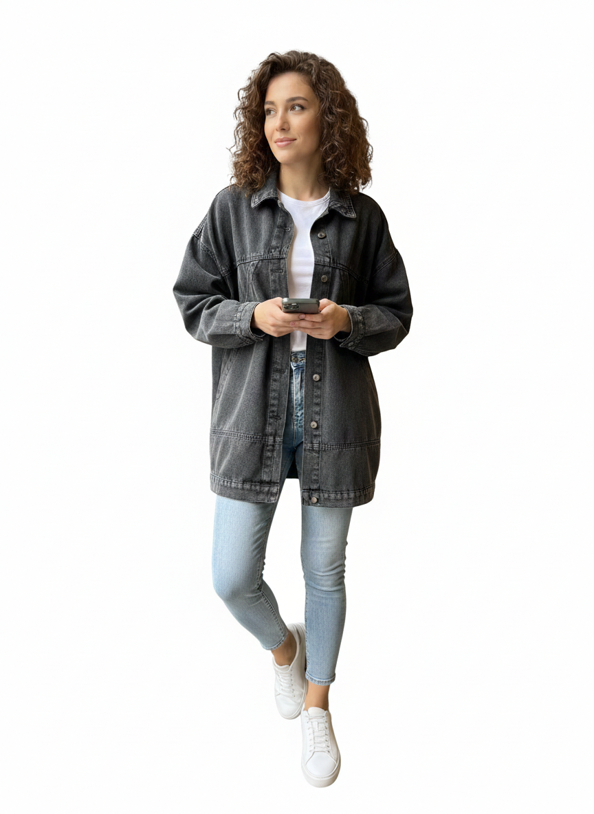 Black Denim Jacket 295