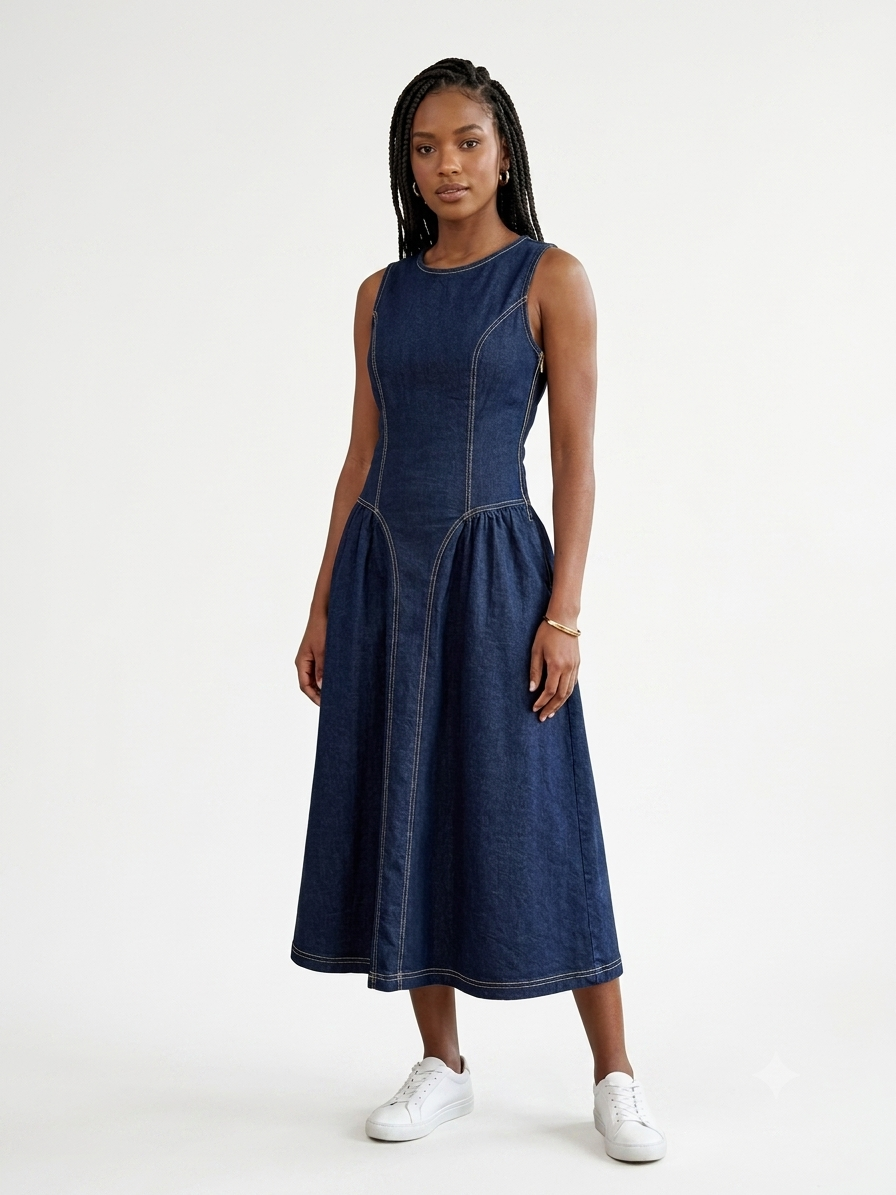 Denim Dress 7722